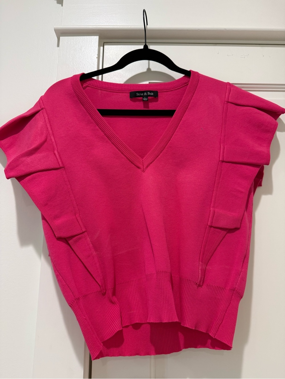 Strut & Bolt Bright Pink Knit Top